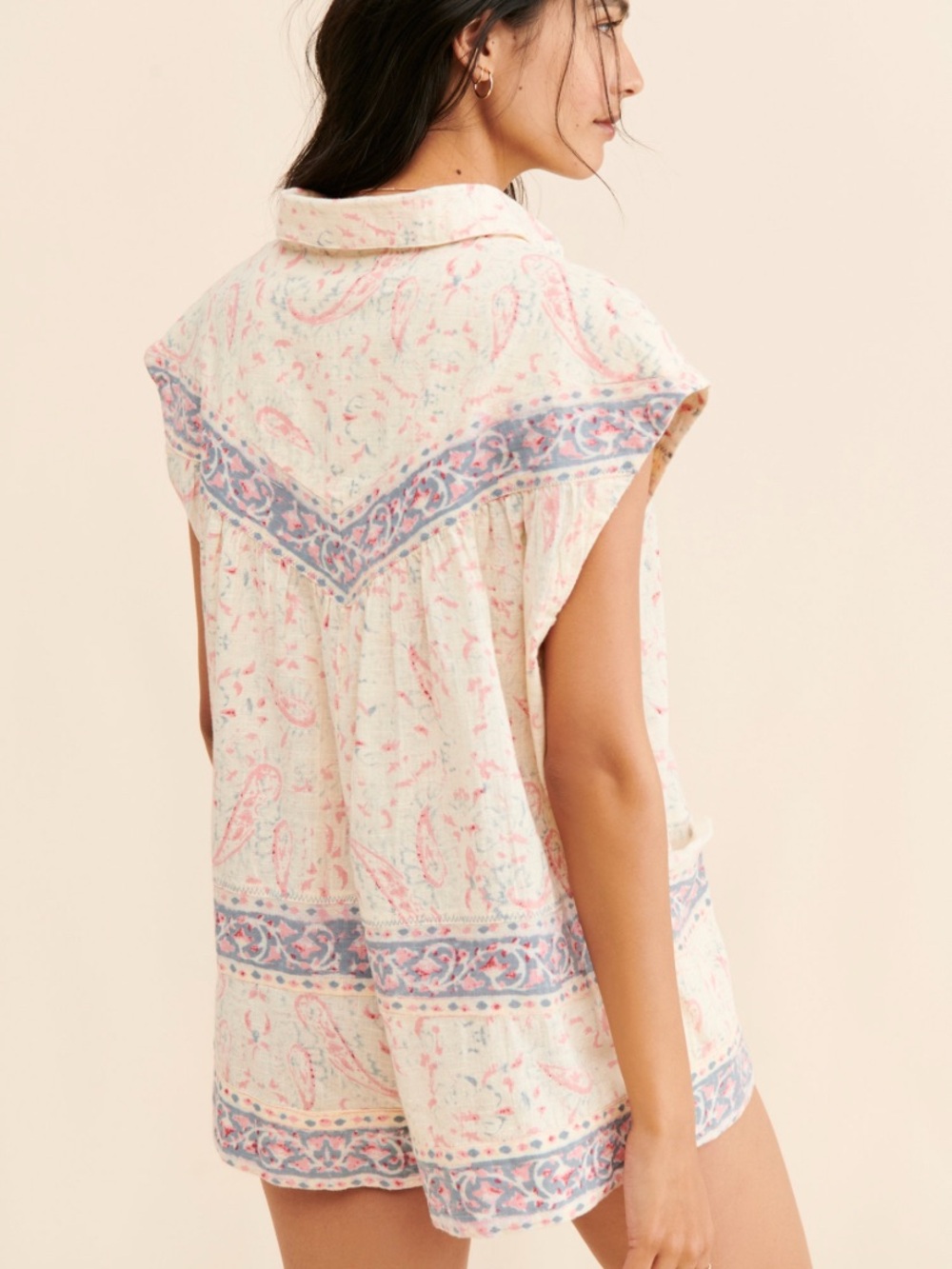 Free People Telly Floral Romper Size L - Picture 3 of 7